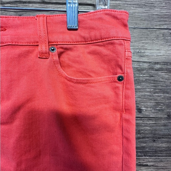 J. Crew Coral Stretch Mini Skirt Womens Size 10 - Picture 4 of 8